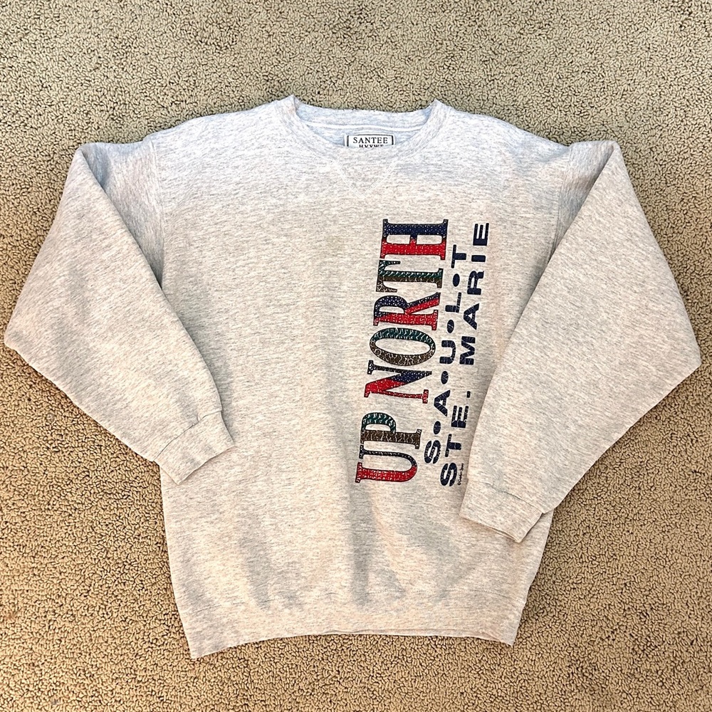 Vintage Sault St. Marie Up North Crewneck